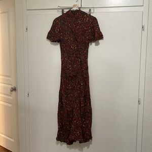 Zara printed floral dress size small